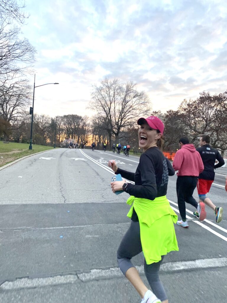 girl running in central park nyc, should I fuel before my workouts